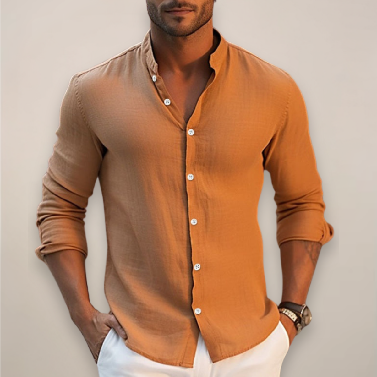 Luca | Casual Zomershirt met Knoopjes voor Heren 1