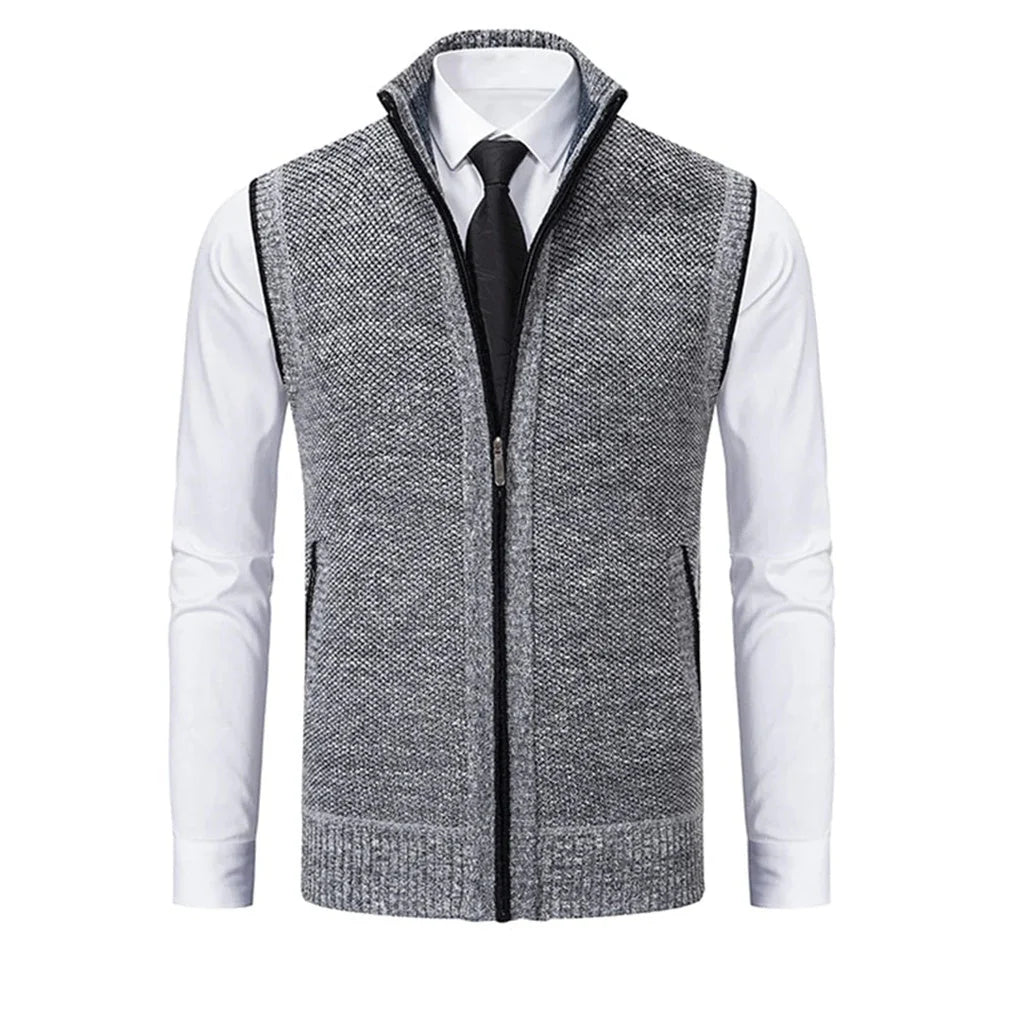 Gilet Elegante da Uomo — Strato Raffinato con Dettagli Curati