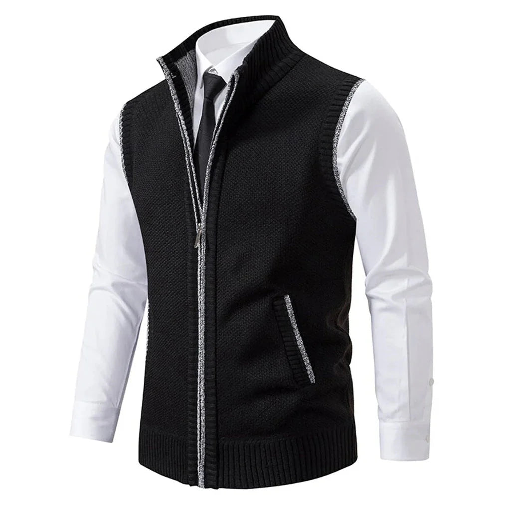 Gilet Elegante da Uomo — Strato Raffinato con Dettagli Curati