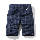 Men's Plaid Outdoor Shorts – Lightweight, Breathable Fabric, Durable Design for Hiking and Casual Wear 0