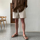 Men's Linen Drawstring Shorts – Lightweight, Breathable Fabric for Comfort, Casual Style, Available in S-XL 0