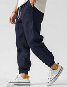 Men’s Linen Jogger Pants – Relaxed Fit Summer Wear7