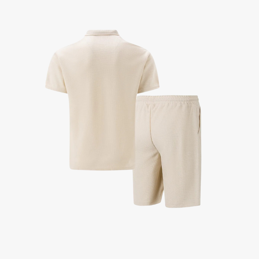 Men's Polo Shirt and Shorts Co-ord Set 2