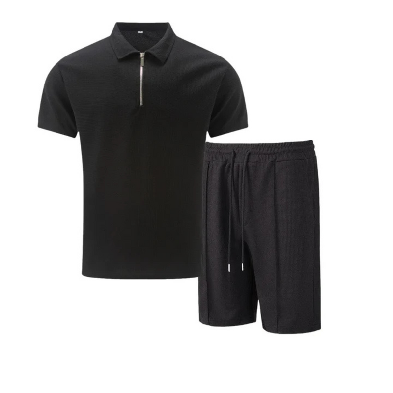 Men's Polo Shirt and Shorts Co-ord Set 4
