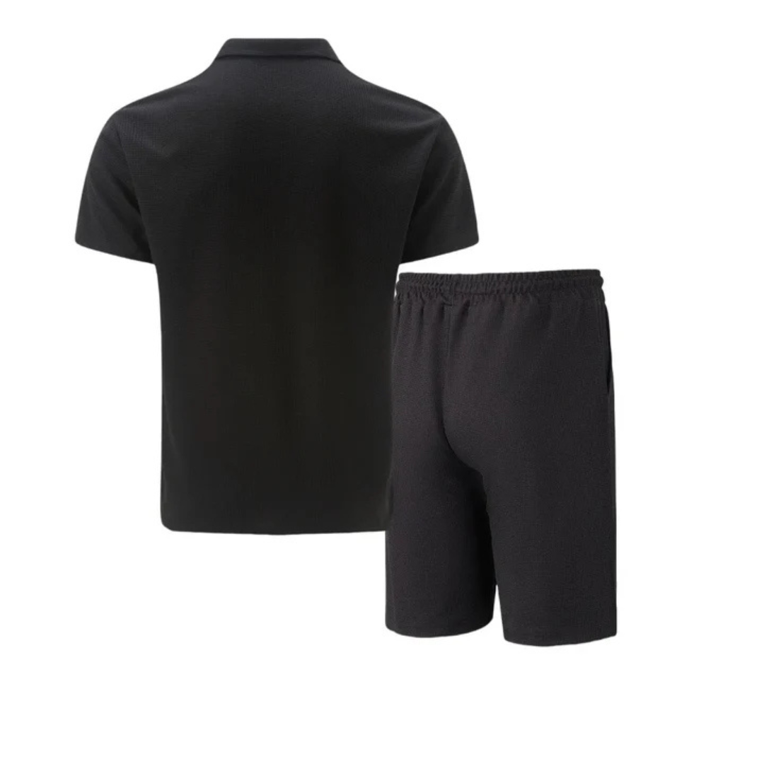 Men's Polo Shirt and Shorts Co-ord Set 5