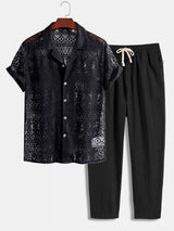 Men's Short Sleeve Set for Versatile Style 11