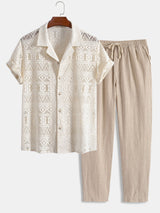 Men's Short Sleeve Set for Versatile Style 12