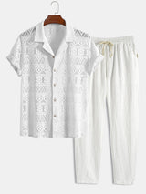 Men's Short Sleeve Set for Versatile Style 9