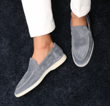 Men's Suede Loafers - Classic Comfort Loafer Shoes 6