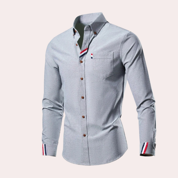 Men's Tailored Fit Casual Shirt for Versatile Style 0