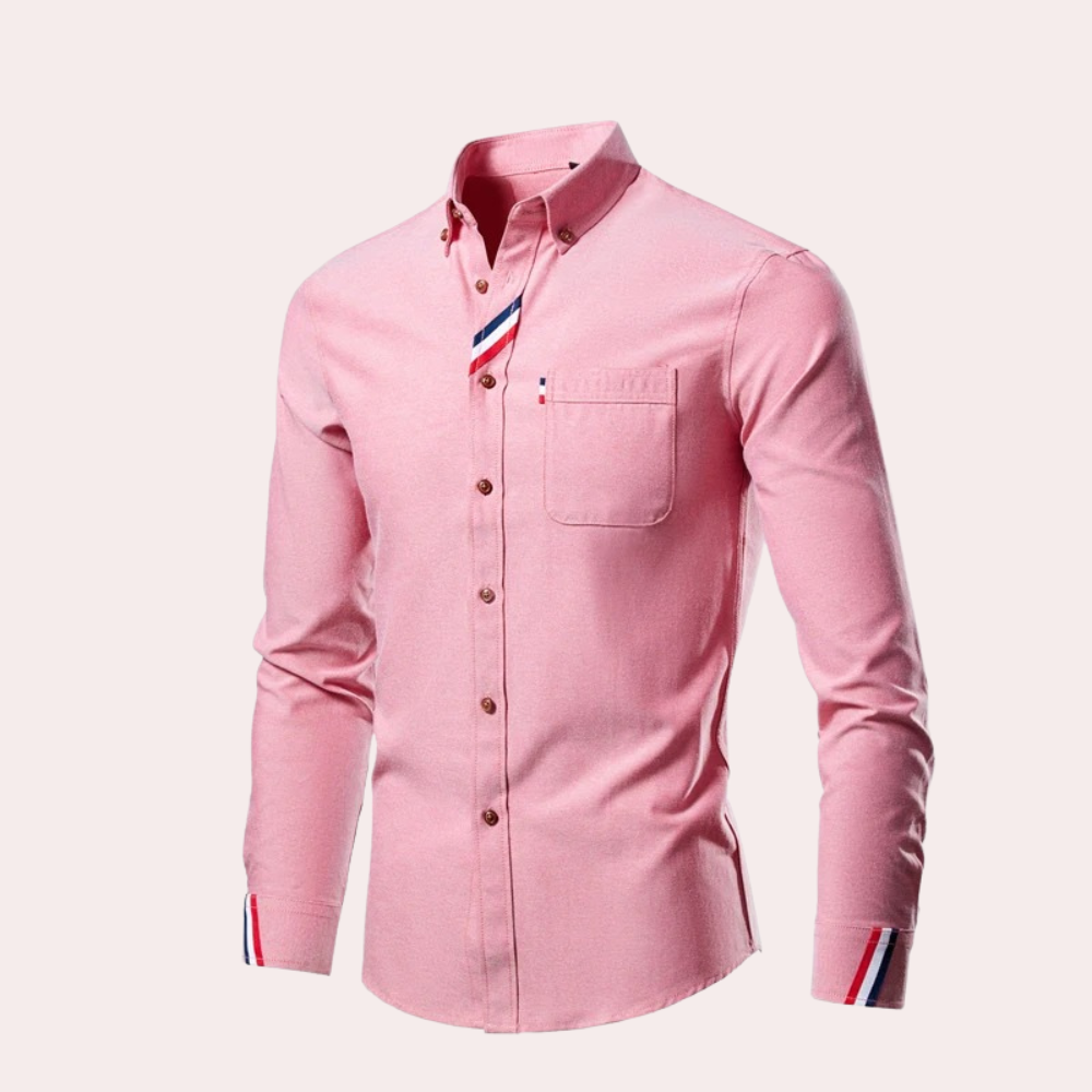 Men's Tailored Fit Casual Shirt for Versatile Style 3