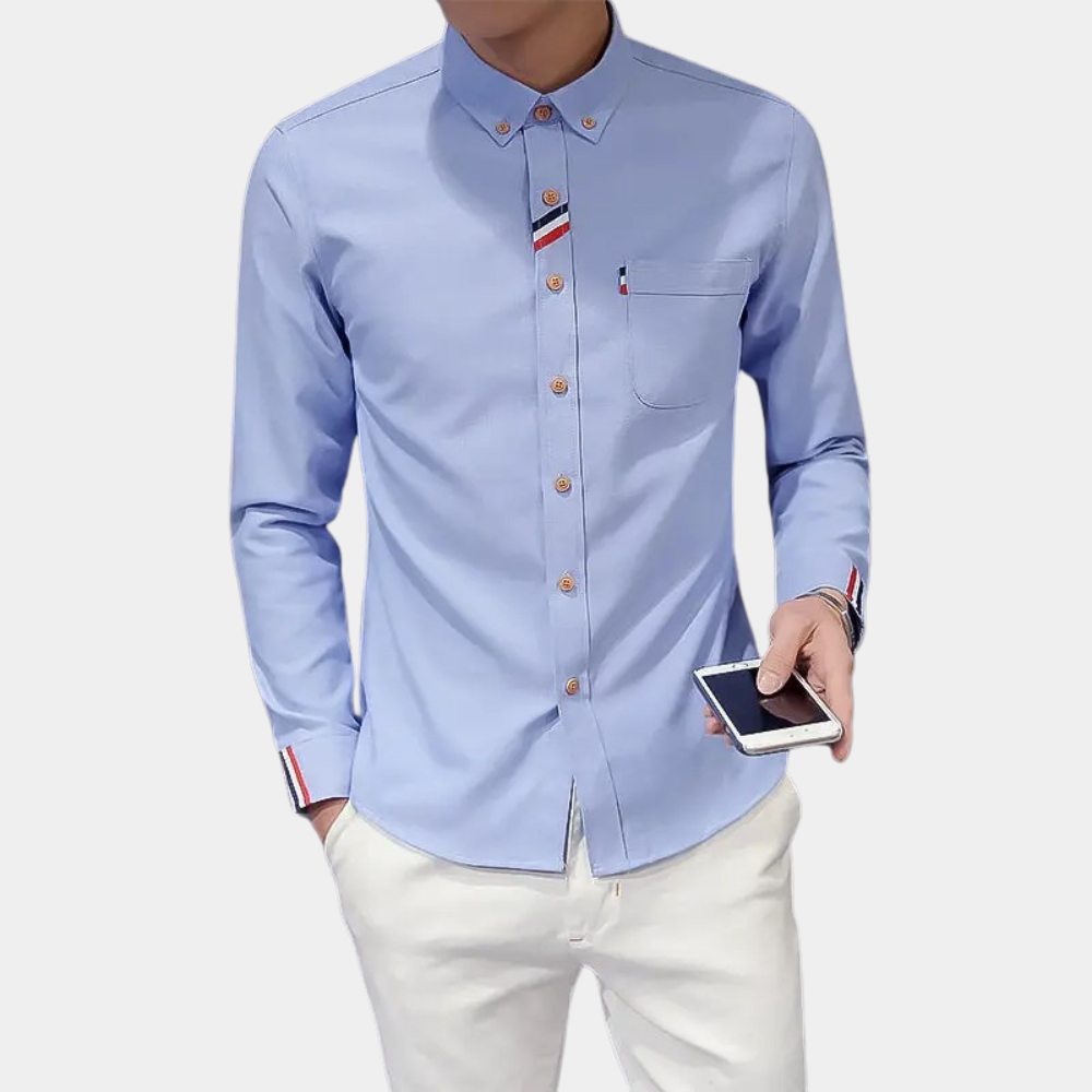 Men's Tailored Fit Casual Shirt for Versatile Style 5