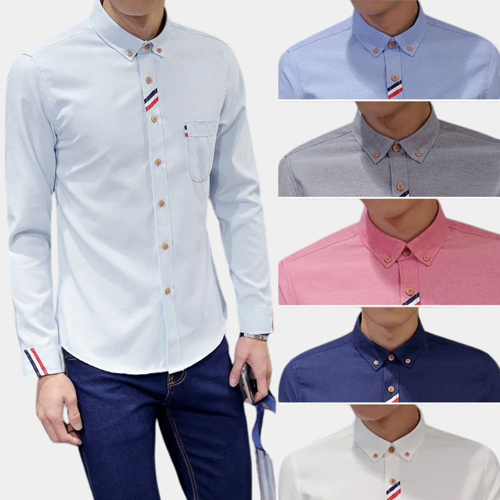 Men's Tailored Fit Casual Shirt for Versatile Style 7