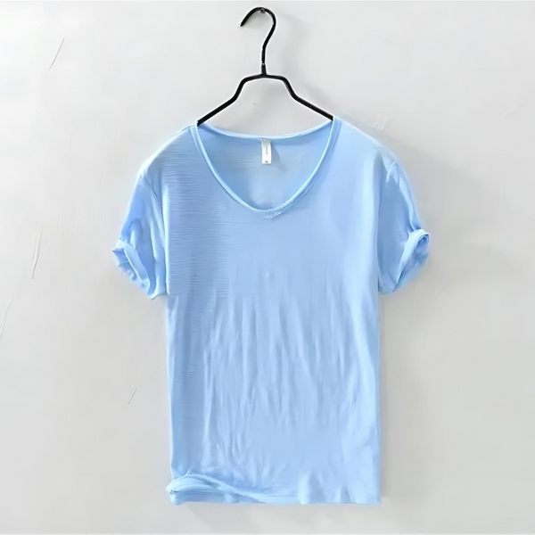 Men's V-Neck T-Shirt for Casual Everyday Wear 0