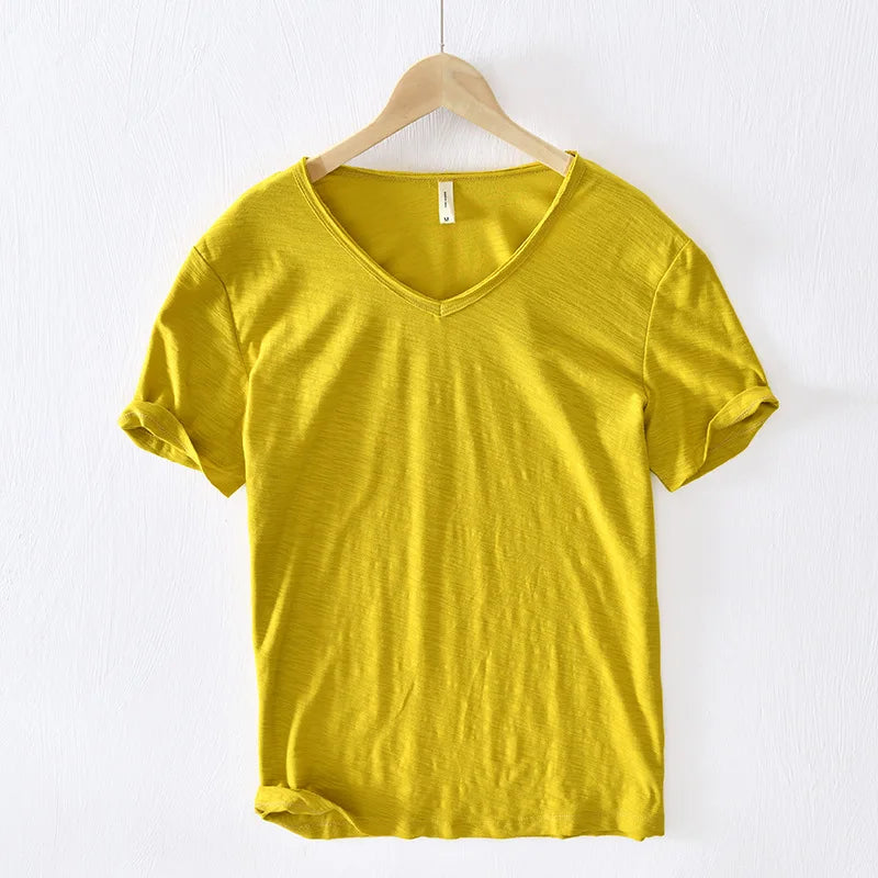 Men's V-Neck T-Shirt for Casual Everyday Wear 4