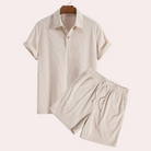 Men's Velvet Two-Piece Set for Casual Elegance 1