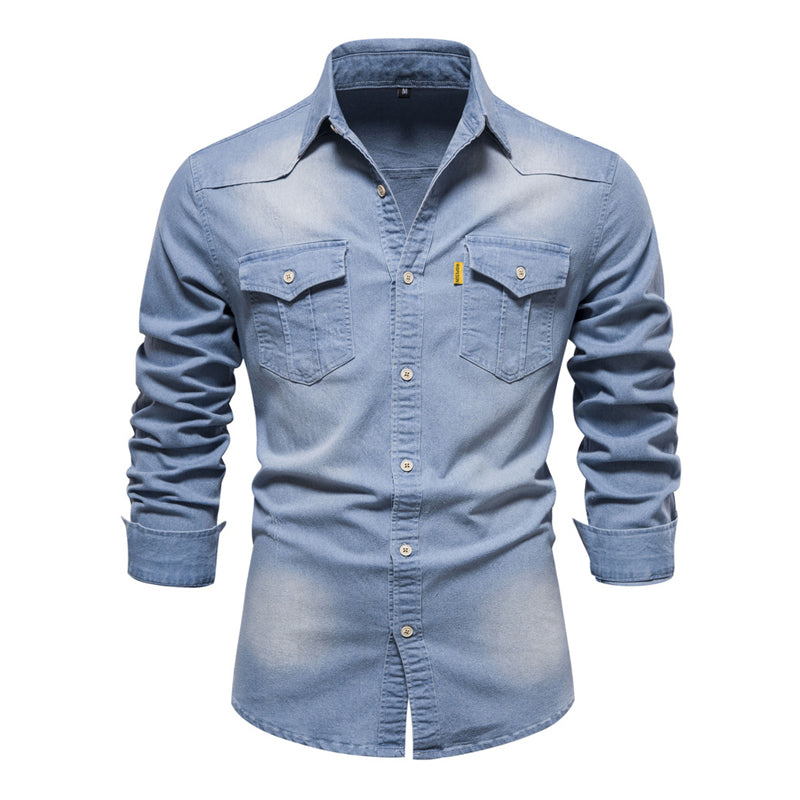 Men's Vintage Denim Shirt
