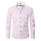 Men's Wrinkle-Free Dress Shirt with Tailored Fit 11