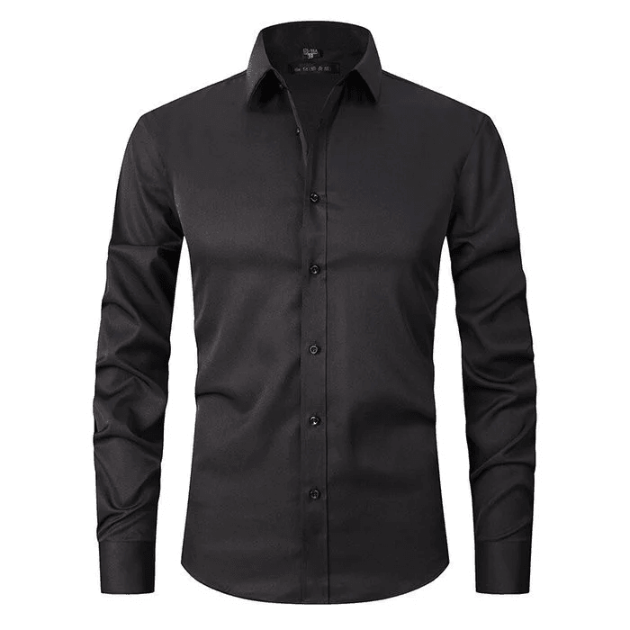 Men's Wrinkle-Free Dress Shirt with Tailored Fit 3