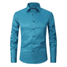 Men's Wrinkle-Free Dress Shirt with Tailored Fit 8