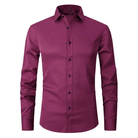 Men's Wrinkle-Free Dress Shirt with Tailored Fit 9