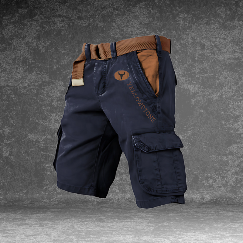 Pantaloncini cargo da uomo alla moda per l'avventura