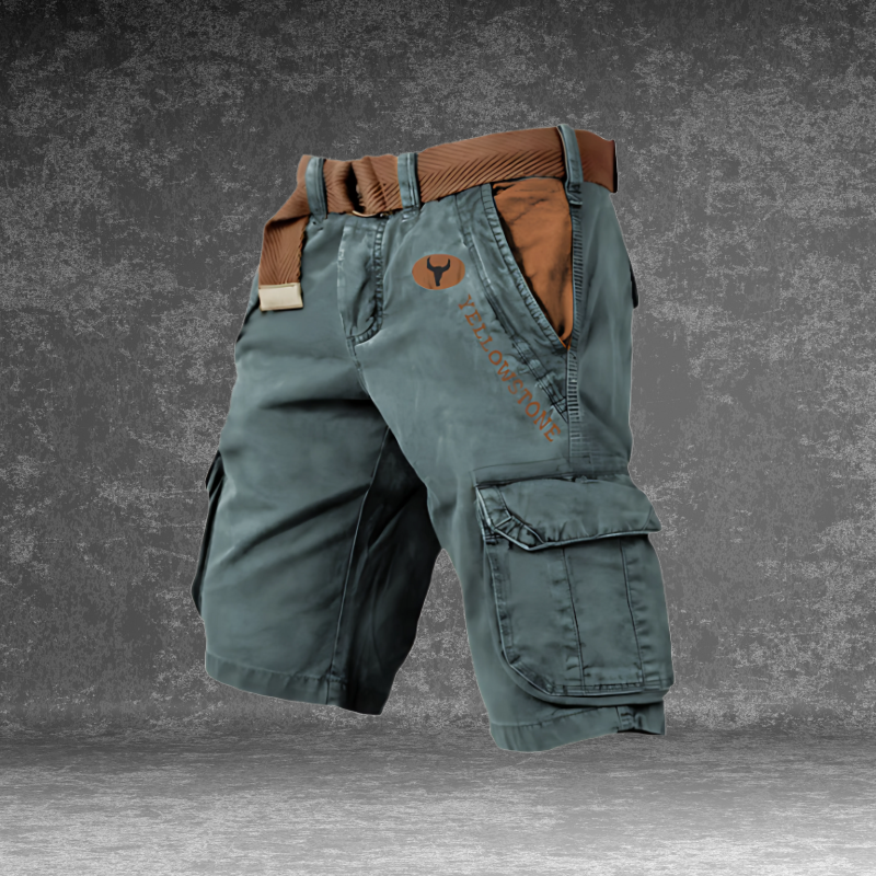 Pantaloncini cargo da uomo alla moda per l'avventura