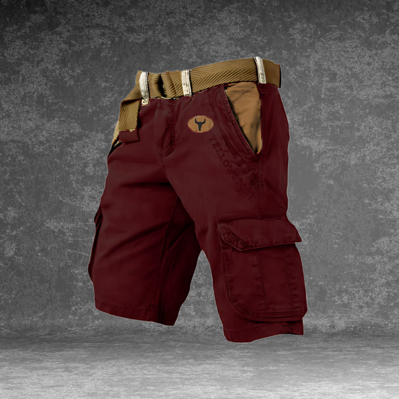 Pantaloncini cargo da uomo alla moda per l'avventura