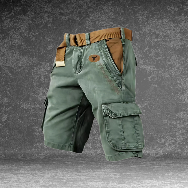 Pantaloncini cargo da uomo alla moda per l'avventura