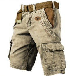 Pantalones cortos cargo para hombre con estilo para la aventura