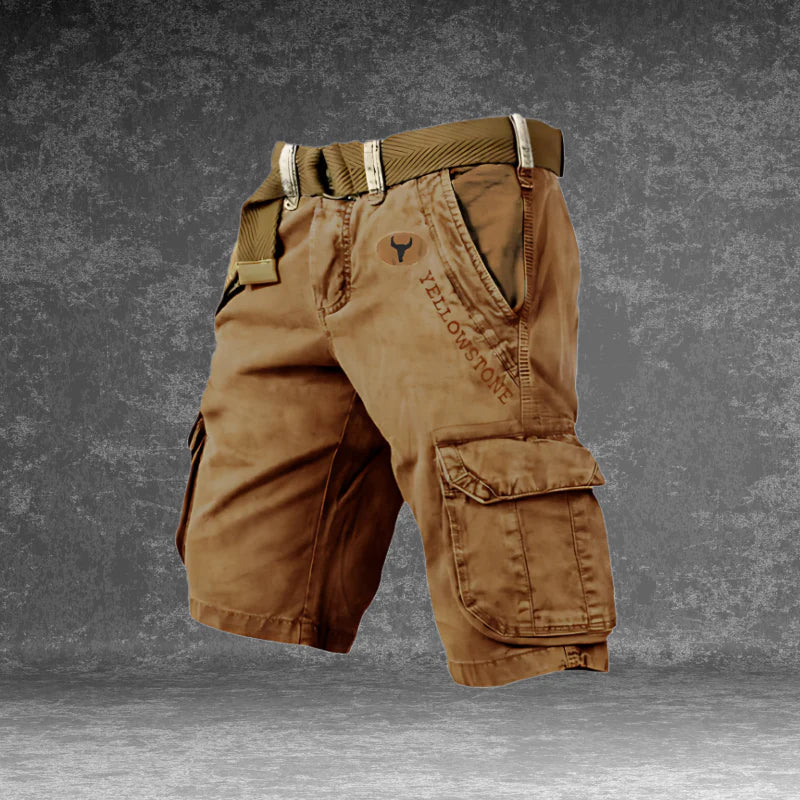 Pantaloncini cargo da uomo alla moda per l'avventura