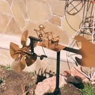 Metall-Windrad „Rockband“ – Bewegte Gartendeko mit Charakter Mivoza Deutschland