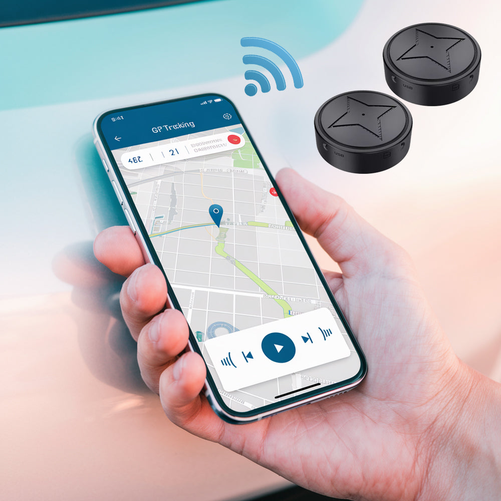 NOUVEAU RICHE GPS Tracker Mini Magnetisch Echtzeit Standortverfolgung