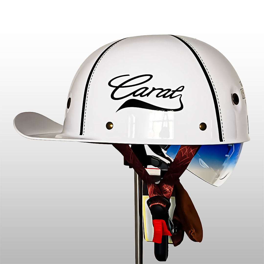 Motorcycle Baseball Cap Helmet  Golden Wings Design - Product detail 16