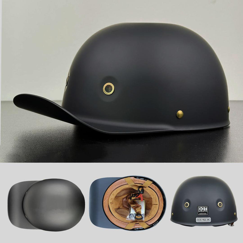 Motorcycle Baseball Cap Helmet  Golden Wings Design - Product detail 9