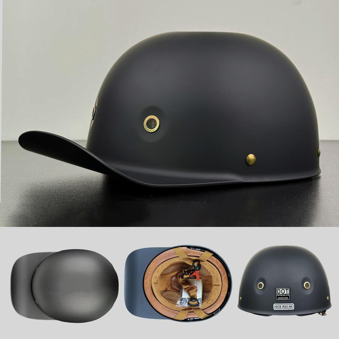 Motorcycle Baseball Cap Helmet  Golden Wings Design - Product detail 9