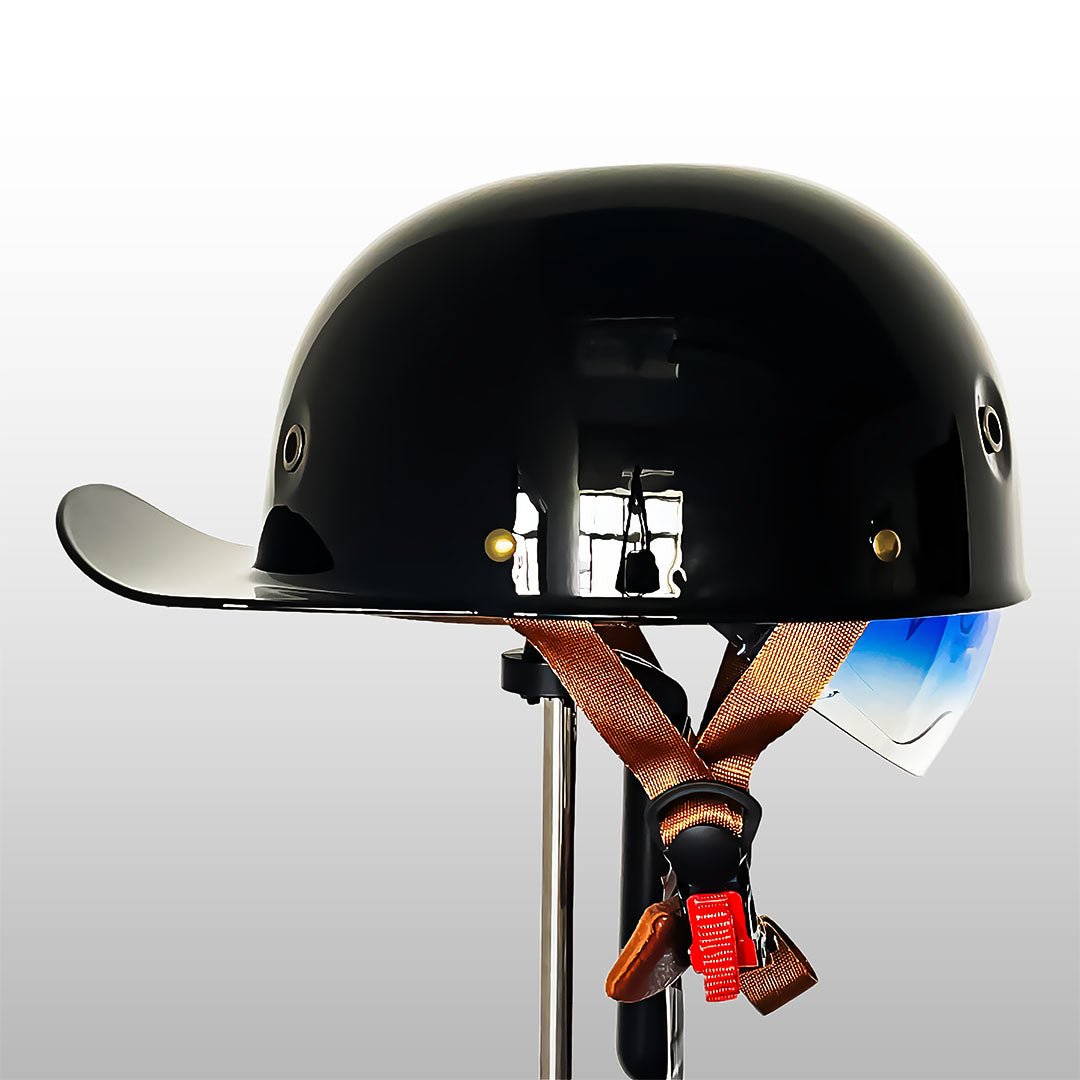 Motorcycle Baseball Cap Helmet  Golden Wings Design - Product detail 10