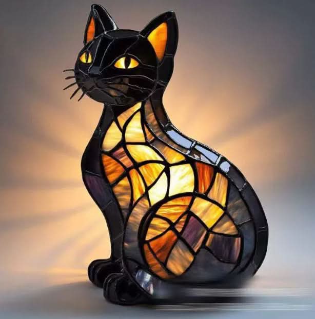 Nachtlampe im Haustier-Design | Warmes Licht | USB-Betrieb mit Schalter | GlowPaws