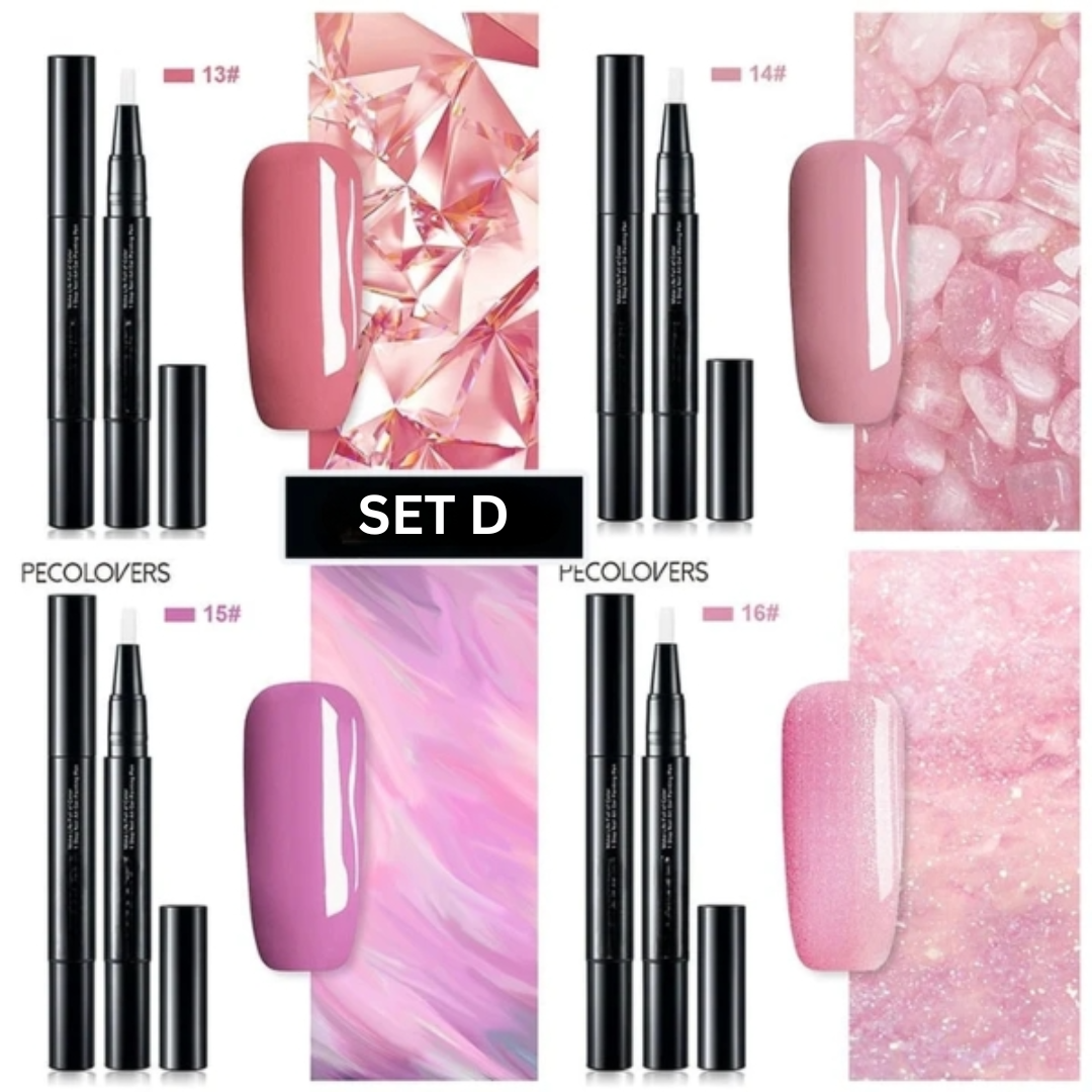 Nagelgel | Präzise Nail Art mit Gel Farbe | Schnell trocknend und langhaltend | NailFlex