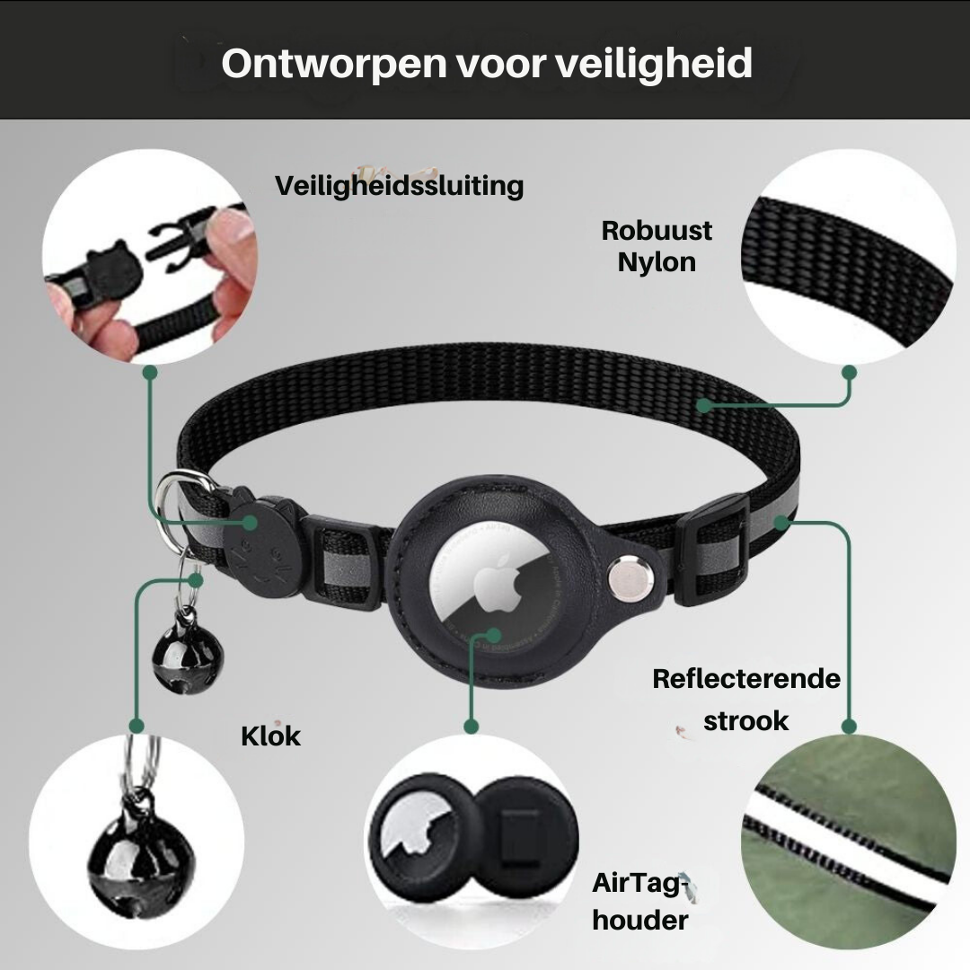 Cat GPS Collar  Reflective Safety Design with Quick Release - Product detail 4