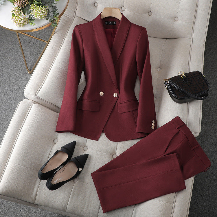 Women’s Blazer & Trousers Set | Elegant Fit for Work & Events