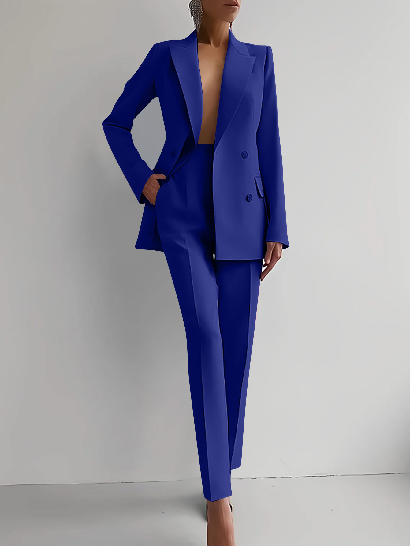 Set elegante da due pezzi con blazer per donna - Sartoria raffinata e sofisticazione moderna