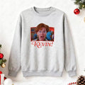 Home Alone Kevin Christmas Sweatshirt – Unisex Movie Graphic Crewneck Pullover
