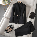Women’s Blazer & Trousers Set | Elegant Fit for Work & Events