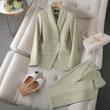 Women’s Blazer & Trousers Set | Elegant Fit for Work & Events