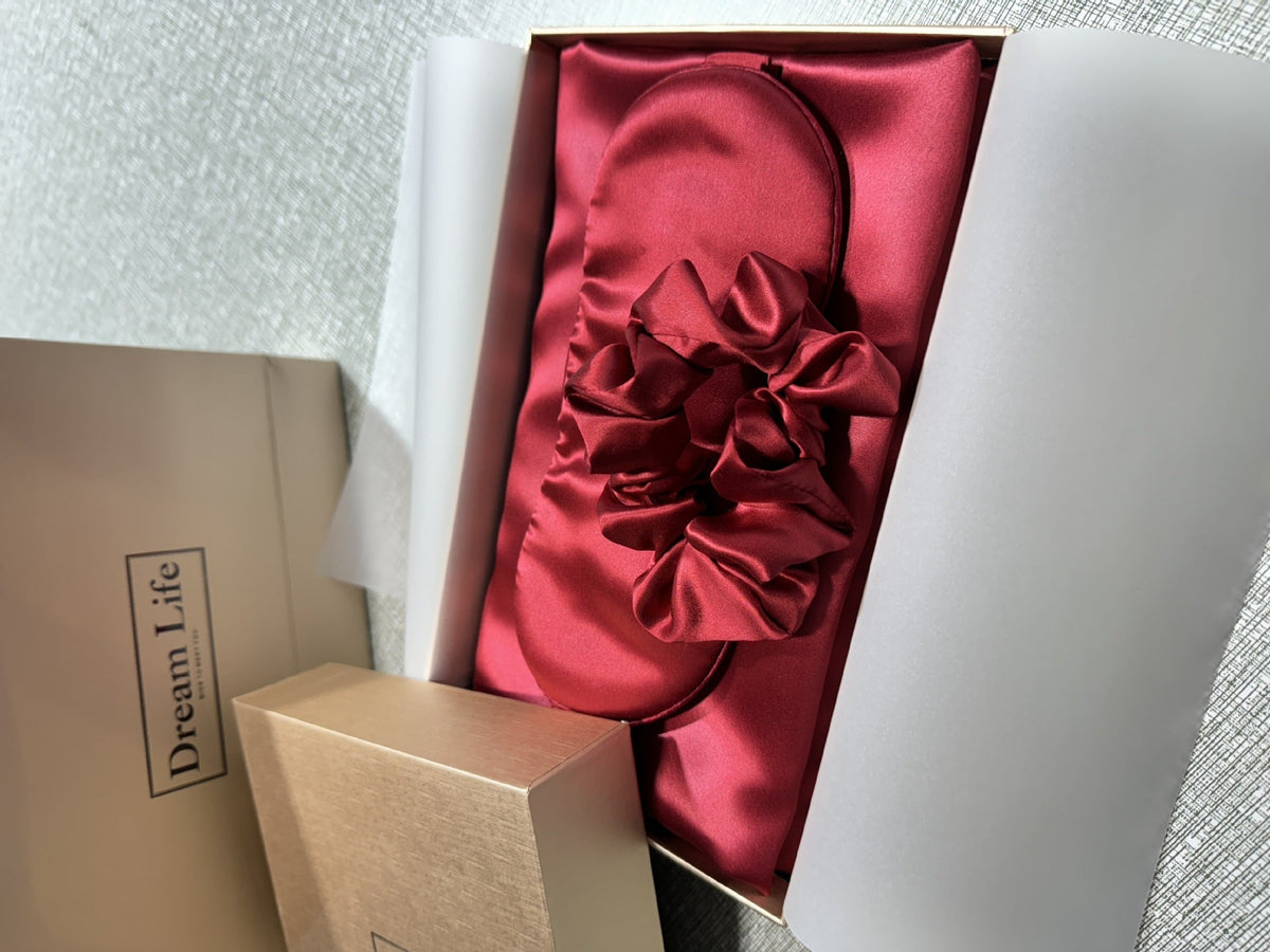 Luxury Silk Sleep Set  Mulberry Silk Pillowcase With Eye Mask - Product detail 8