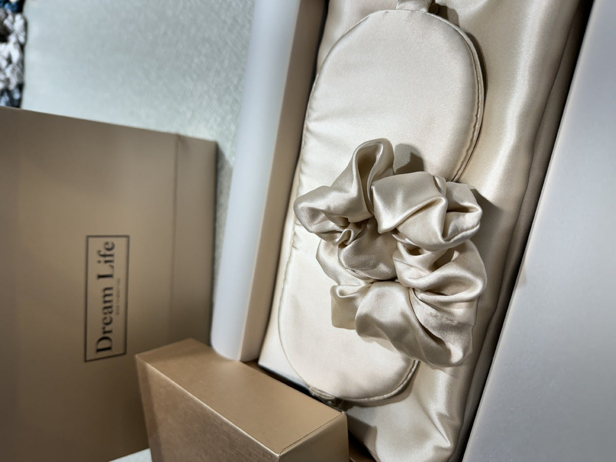 Luxury Silk Sleep Set  Mulberry Silk Pillowcase With Eye Mask - Product detail 9