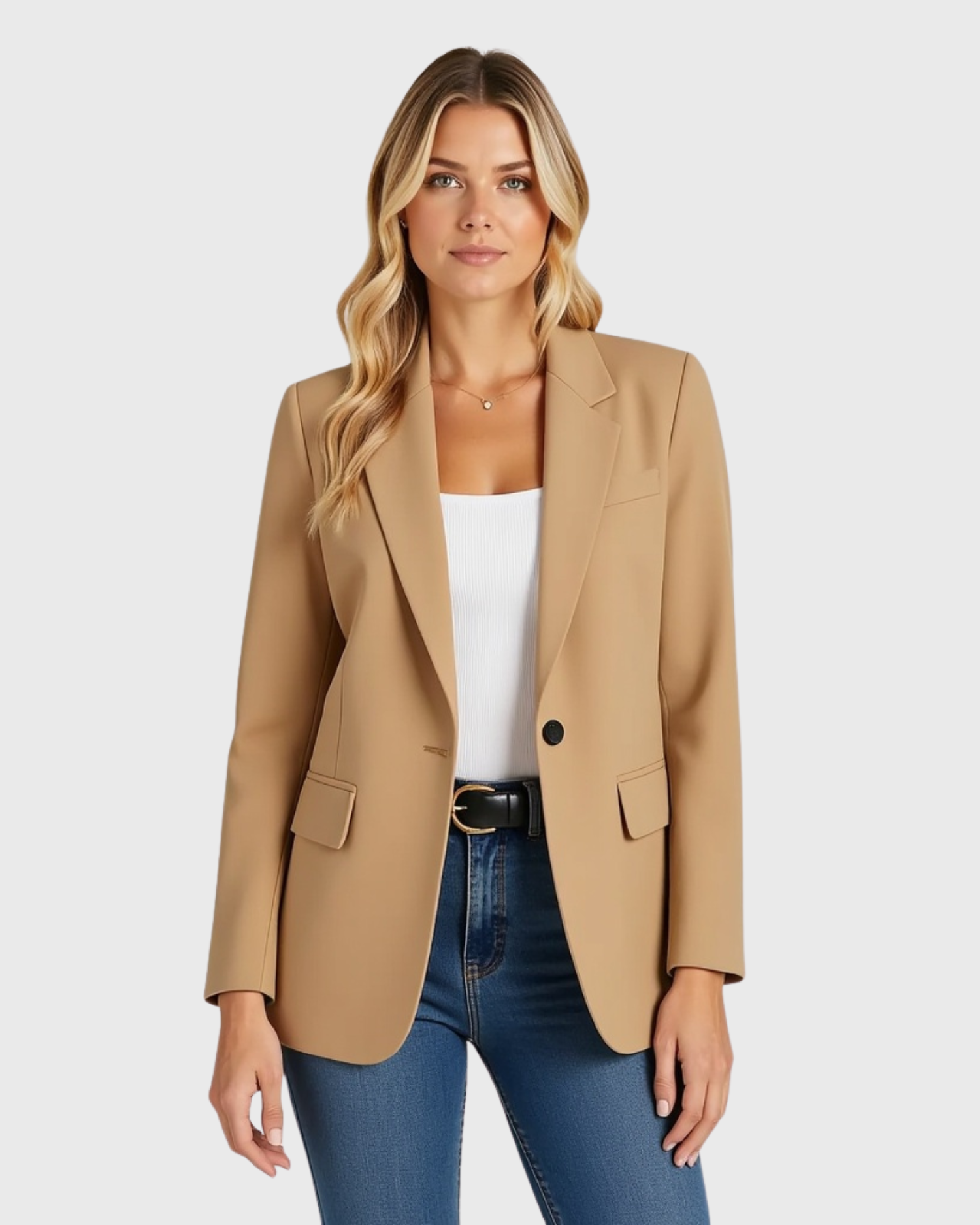 Women’s Fitted Blazer with Structured Silhouette