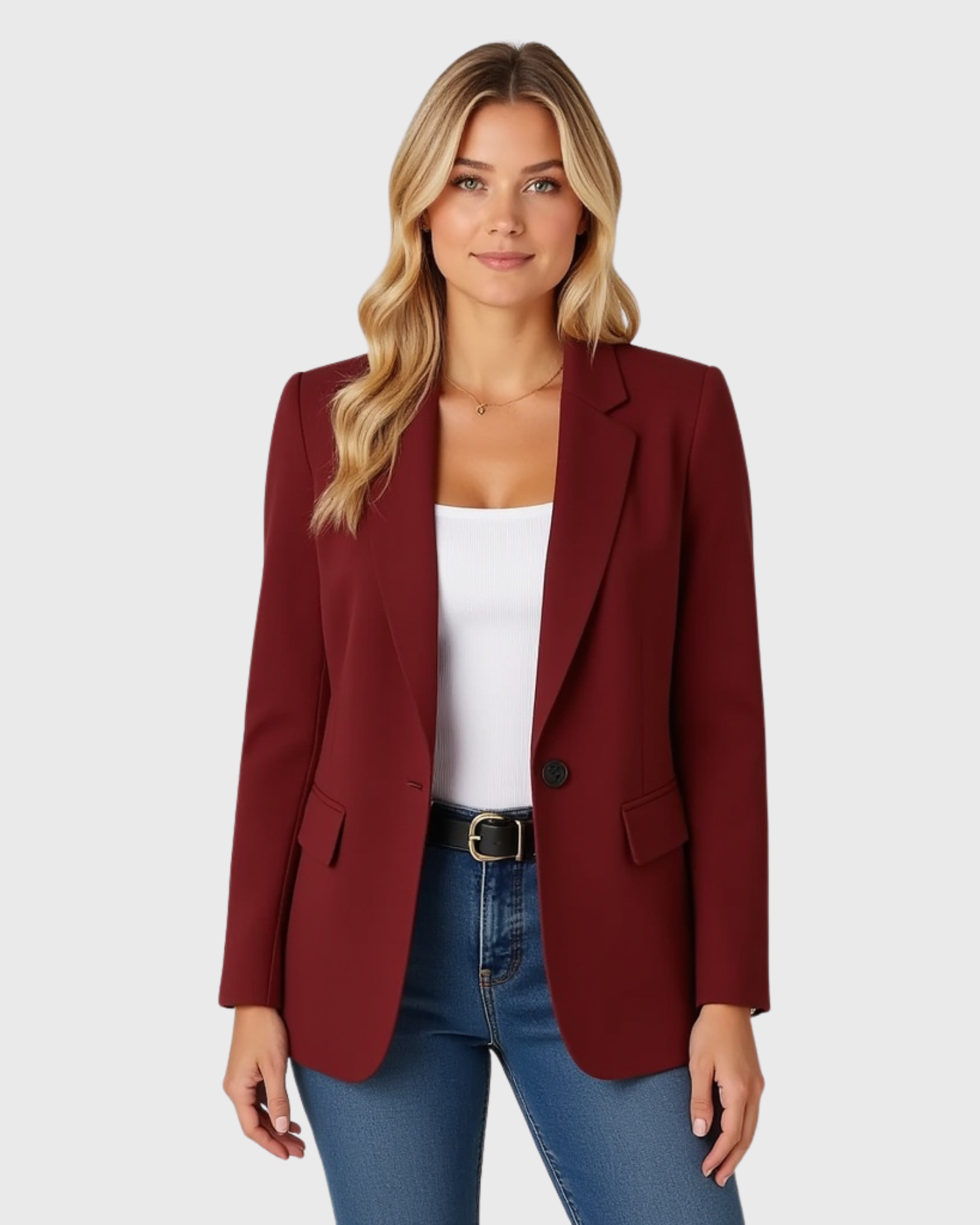 Women’s Fitted Blazer with Structured Silhouette