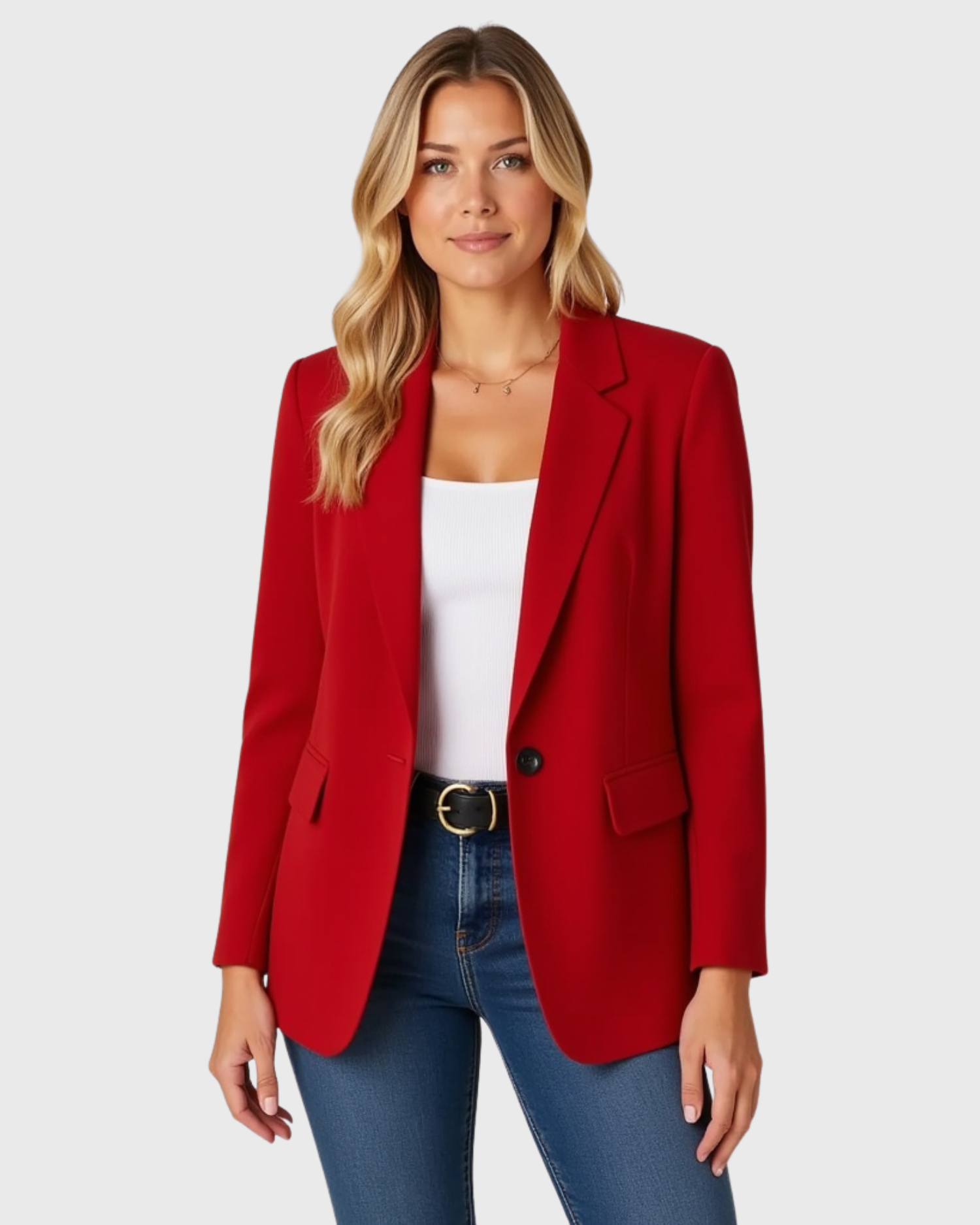 Women’s Fitted Blazer with Structured Silhouette